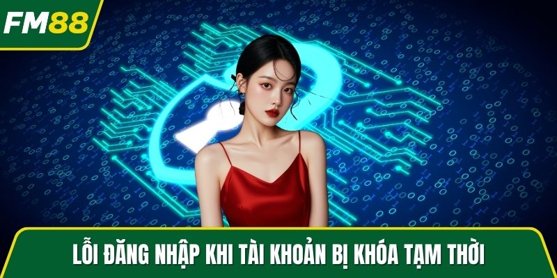Lỗi đăng nhập khi tài khoản bị khóa tạm thời