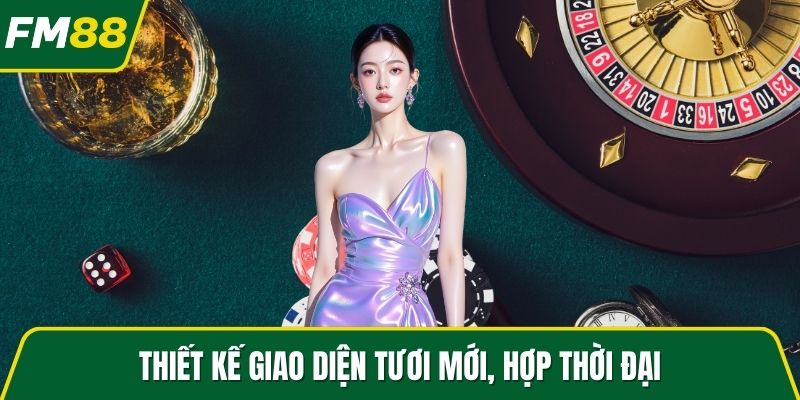 Thiết kế giao diện tươi mới, hợp thời đại
